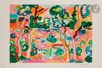 Charles LAPICQUE (1898-1988)
Ferme dans les...
