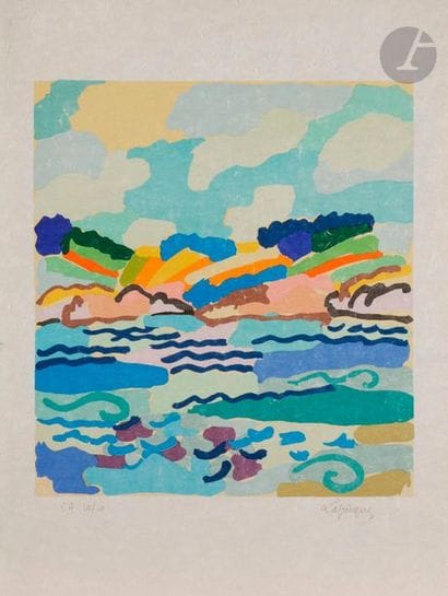 Charles LAPICQUE (1898-1988)
Les Bords du...