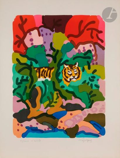 Charles LAPICQUE (1898-1988)
Tigre dans la...