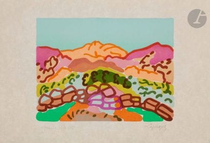 Charles LAPICQUE (1898-1988)
Paysage en Laconie,...