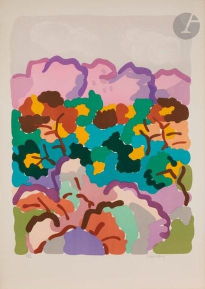 Charles LAPICQUE (1898-1988)
Paysage grec,...