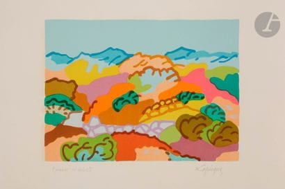 Charles LAPICQUE (1898-1988)
Paysage grec,...
