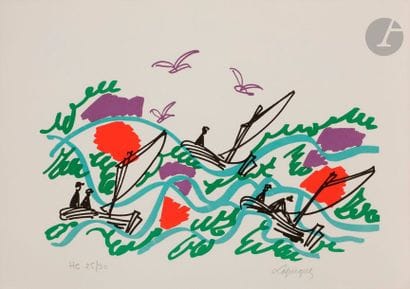 Charles LAPICQUE (1898-1988)
Le Retour de...