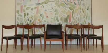 TRAVAIL SCANDINAVE

SUITE DE NEUF CHAISES...