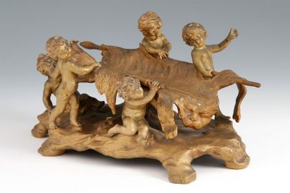 Auguste MOREAU (1834-1917)

COUPE aux enfants

Bronze...