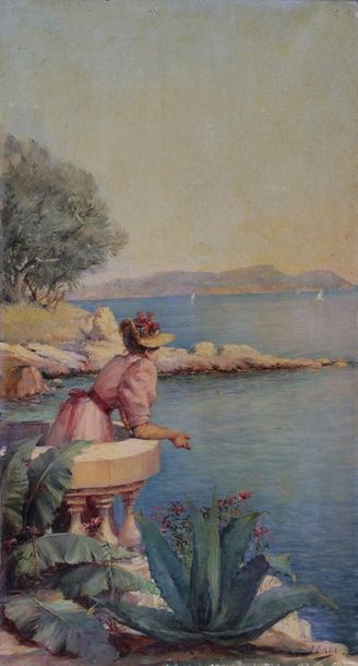 E. BRUN (XIXème - XXème siècle)

Elégante...