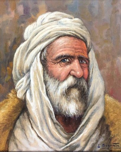 Louis GRANATA (1901-1964)

Portrait d'Oriental

Huile...