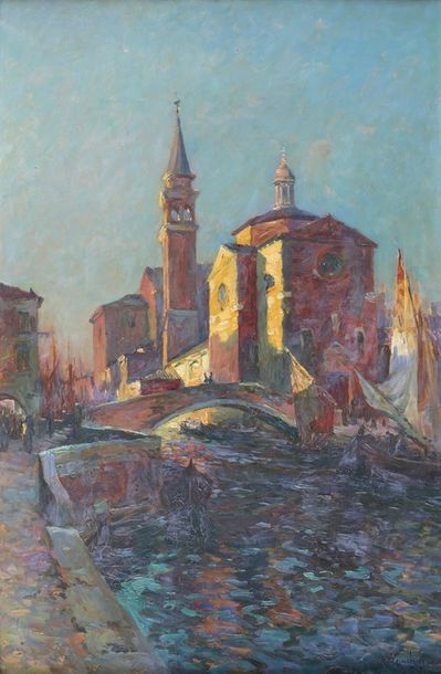 Antoine PONCHIN (1872-1934)

Chioggia (Italie)

Huile...