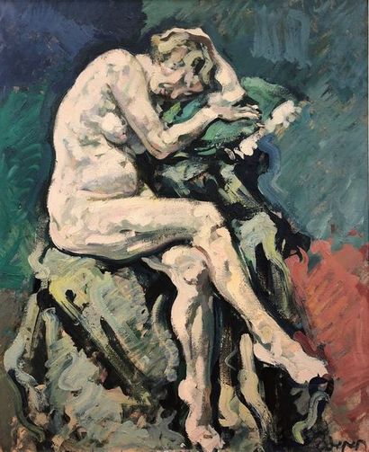Franz REDERER (1899-1965)

Nu assis

Huile...