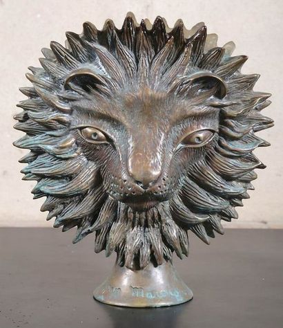 Jean MARAIS (1913-1998)

Tête de lion

Bronze...