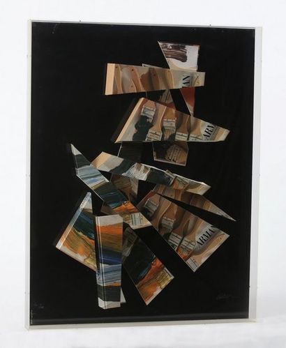 ARMAN (1928-2015)

Tranches de livres 

Découpage...