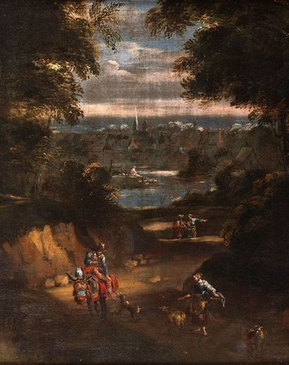 ECOLE du NORD du XVIIIème Siècle

Paysage...