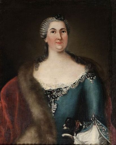 ECOLE DU XVIIIEME SIECLE

Portrait de femme...
