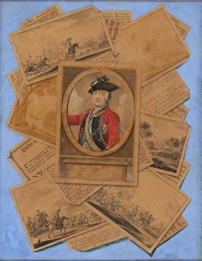 PAIRE DE GRAVURES à décor de trompe l'oeil

XVIIIème...