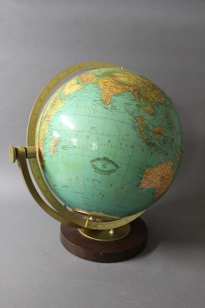 Grande MAPPEMONDE lumineuse par Colombus...