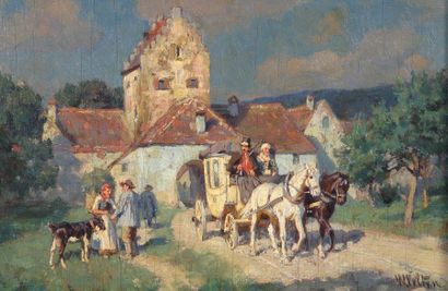 Wihelm VELTEN (1847-1929)

Voiture à cheval

Huile...