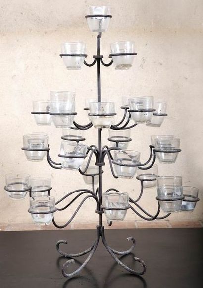 GIRANDOLE A VINGT HUIT LUMIERES sur quatre...