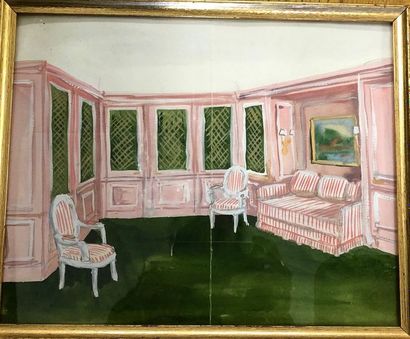 FRED DE CABROL (1909-1997)

Sept aquarelles...