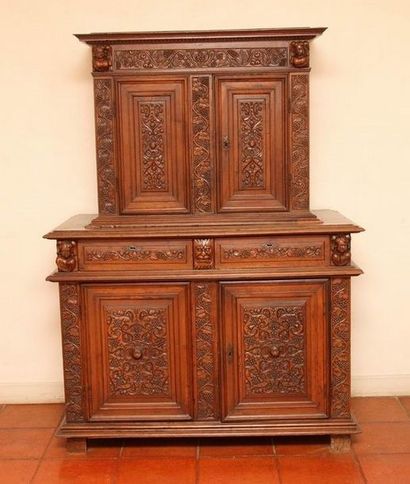 BUFFET DEUX CORPS

XVIIème Siècle

Noyer...