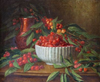 ECOLE du XIXème Siècle 

Nature Morte aux...
