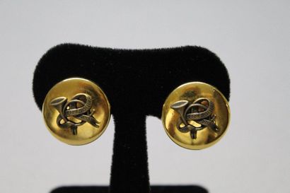 HERMES Sellier Paris

Paire de clips d'oreille...