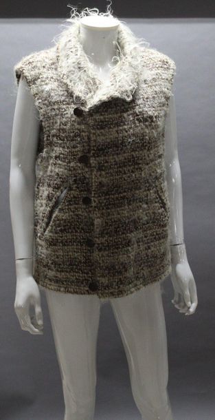HERMES Paris 

Gilet sans manche en lainage...