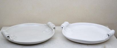 PIPPO TORCIVIA - TWO LARGE ROUND PLATES

Modern...