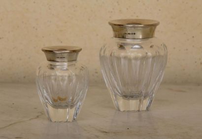 TWO BALUSTER VASES in two sizes 
 
Modern...