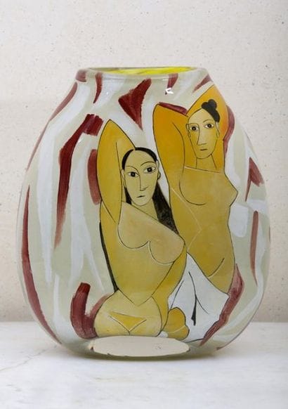 Ada LOUMANI BIOT - Ovoid VASE 

Blown glass...