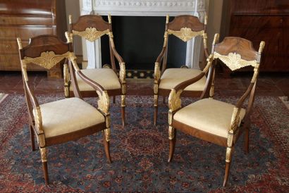 SUITE OF FOUR Slanted Flat Back FALLS 

Northern...