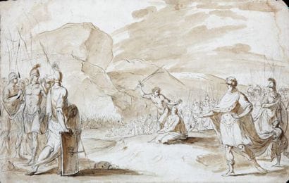 18th CENTURY ITALIAN SCHOOL 

Sacrifice before...