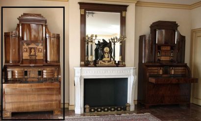 CYLINDER DESK

 Austria - Biedermeier - XIXth...