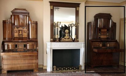 CYLINDER DESK 

Austria - Biedermeier XIXth...