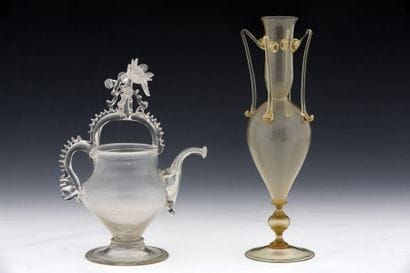 GOATHERD AND VASE

Probably Italy Late 19th...