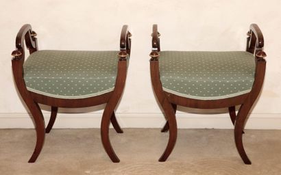 PAIR OF STOOLS 

Northern Europe - Early...