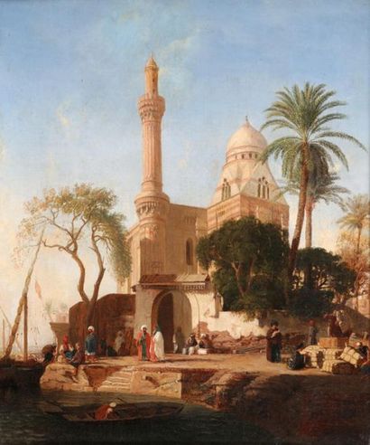 ORIENTALIST SCHOOL OF THE XIXTH CENTURY 

Mosque...