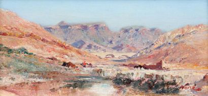 Maxime NOIRÉ (1861-1927)

Orientalist landscape

OIL...