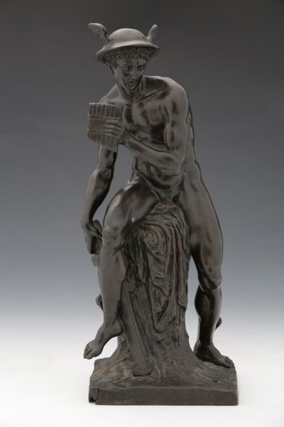 MERCURY AND ITS FLUTE

XIXth Century

BRONZE...