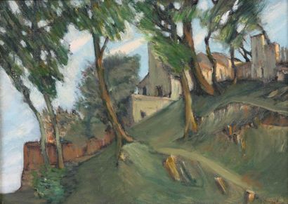 Alphonse QUIZET (1885-1955)

House near St...