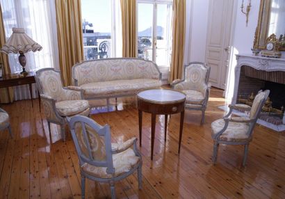 LIVING ROOM FURNITURE - CABINET, PAIR OF...