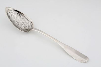 RAGOUT SPOON with a pierced spoon in the...