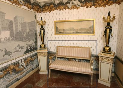LOUNGE FURNITURE 

CANAPE, TWO ARMCHAIRS,...