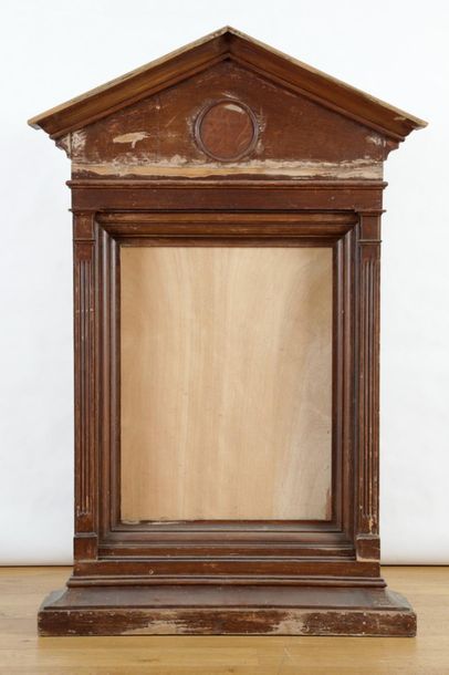 MIRROR with triangular pediment 

Neoclassical...