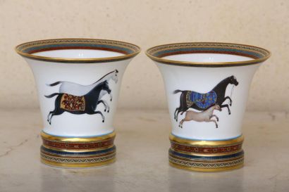 HERMES Paris - Model CHEVAL D'ORIENT

PAIR...