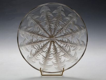 René LALIQUE - DANDELION PLATE CUTTER N°1...