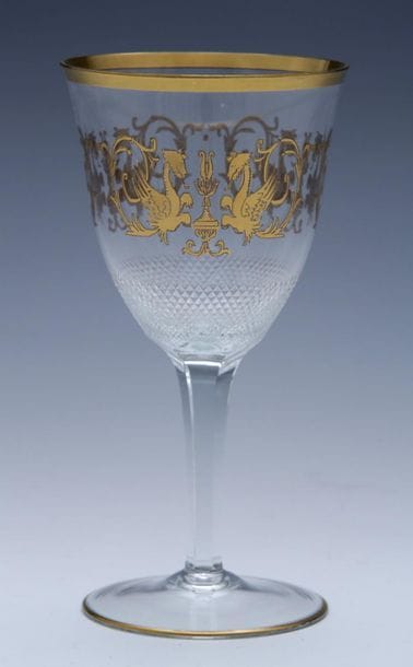 MOSER - SUITE OF 10 WINE OR WATER GLASSES...
