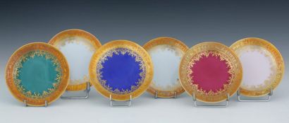 DW KARLSBADER - SUITE DE 12 ASSIETTES A PAIN...