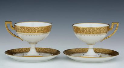 ANDRE FRANCOIS LIMOGES (1919-1942) - PAIRE...