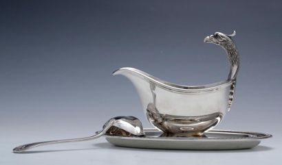 CHRISTOFLE - MODELE MALMAISON - SAUCIERE...