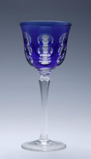 CHRISTOFLE - MODELE KAWALI BLEU- 6 VERRES...